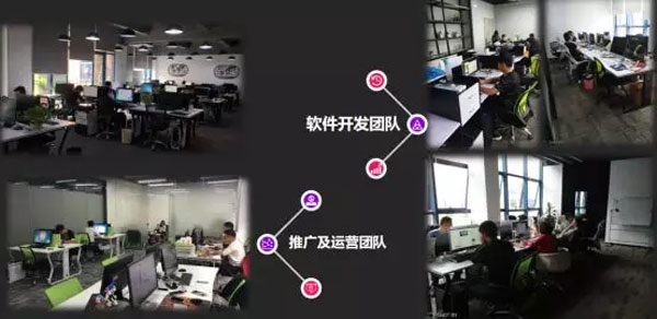 公司专业的软件开发及推广运营团队